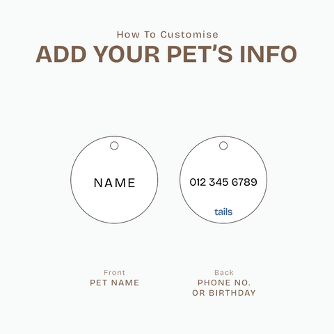 Coffee Series Pet ID Tag