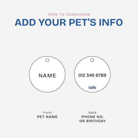 Confetti Series Pet ID Tag