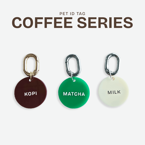 Coffee Series Pet ID Tag