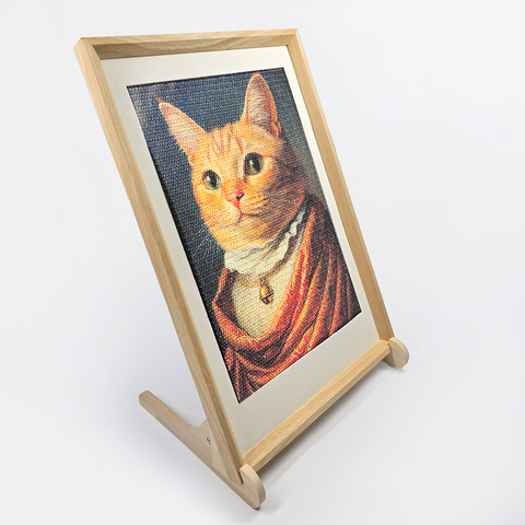 The Aristocrat Cat Scratching Portrait