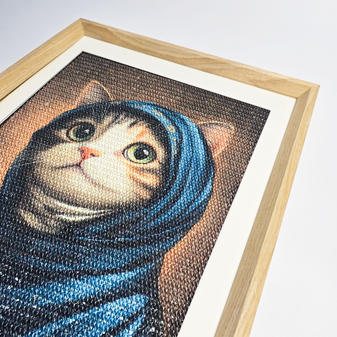 The Renaissance Feline Cat Scratching Portrait