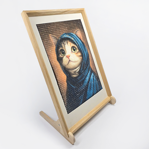 The Renaissance Feline Cat Scratching Portrait