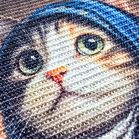 The Renaissance Feline Cat Scratching Portrait